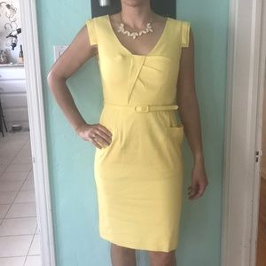 Adrianna Papell Yellow Dress